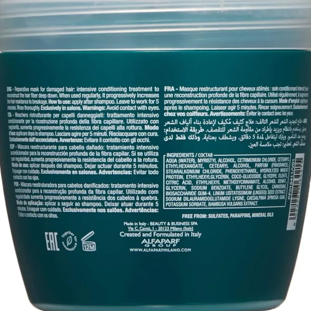 ALFAPARF Mascarilla Reestructurante Semi Di Lino 500Ml