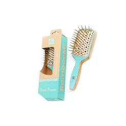 ILU Comprar Cepillo Bambú desenredante turquesa
