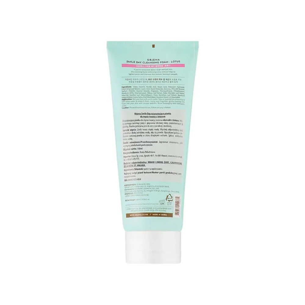 Orjena Comprar Smile Day Cleansing Foam Lotus 180ml