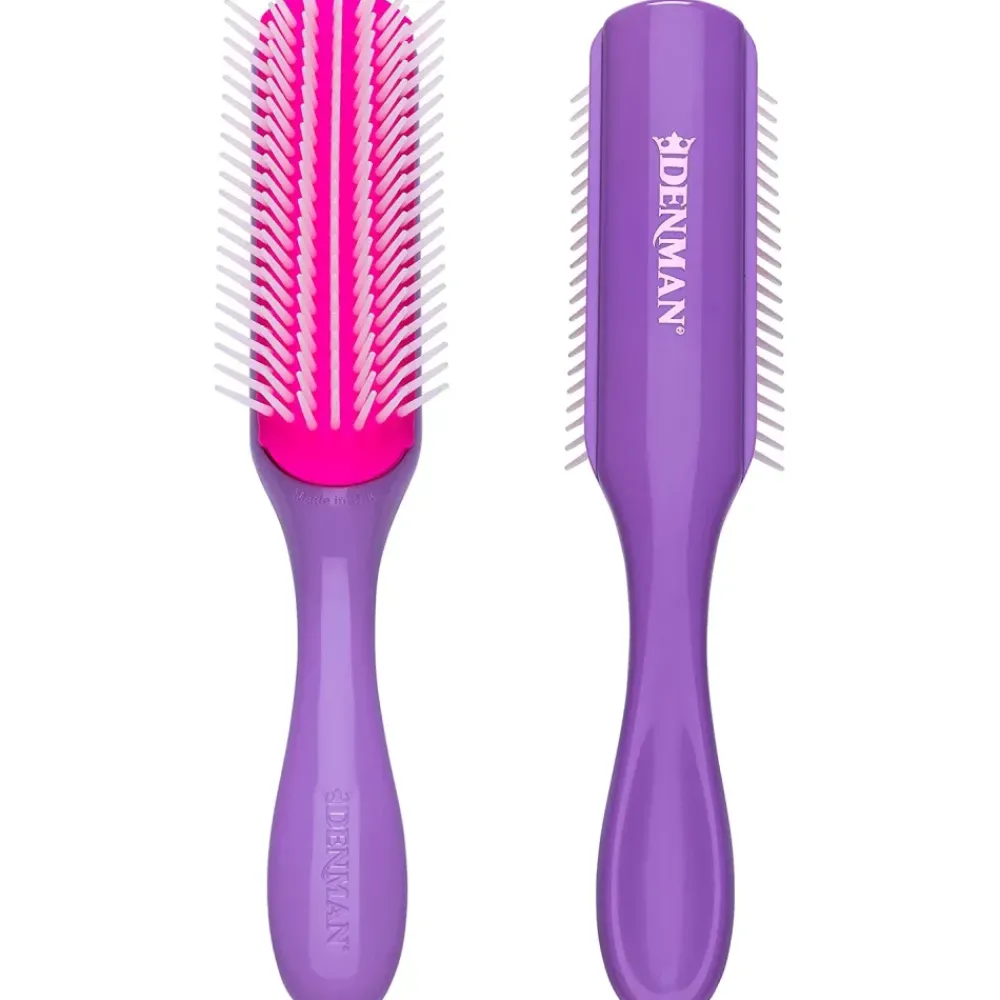 Denman Cepillo Original Styler D3 African Violet 7 Hileras