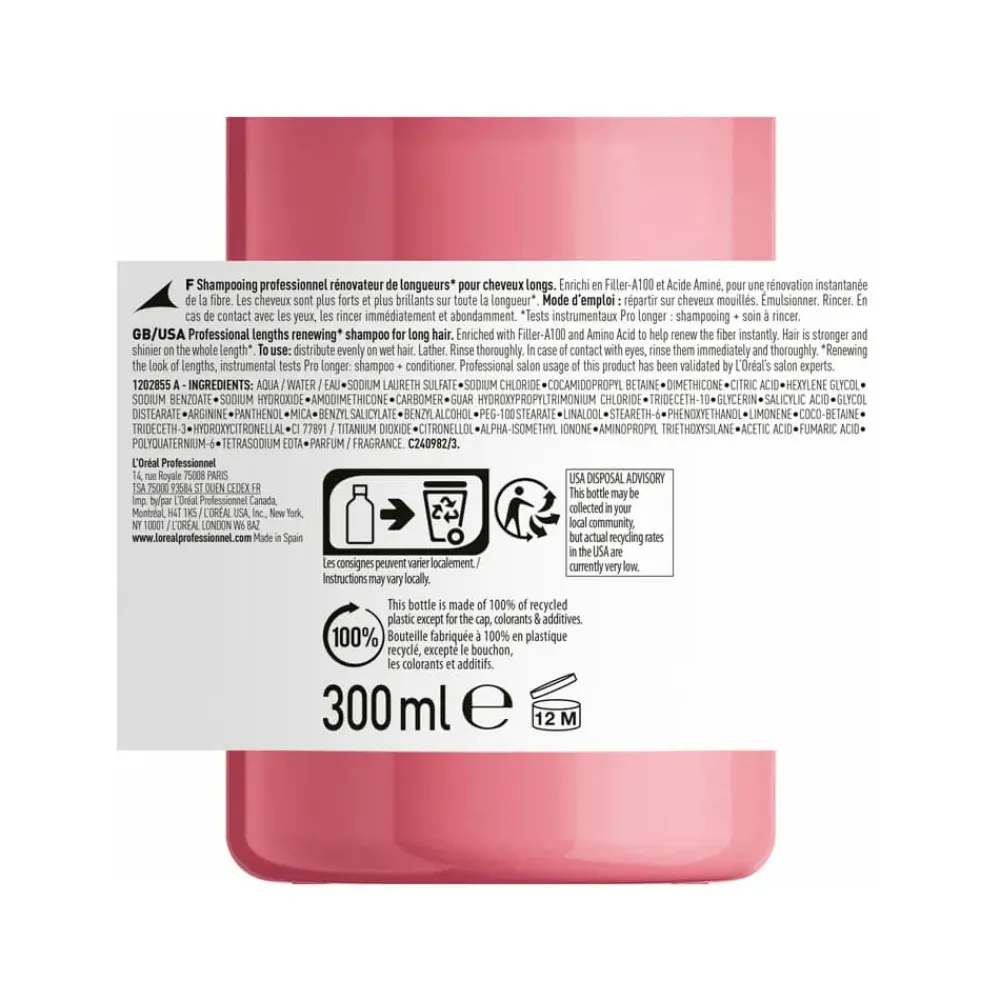 LOREAL L'Oréal Champú Reparador Pro Longer Serie Expert 300ml