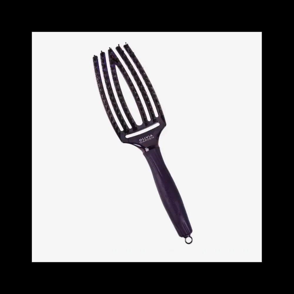 Olivia Garden Cepillo FingerBrush Midnight Violet