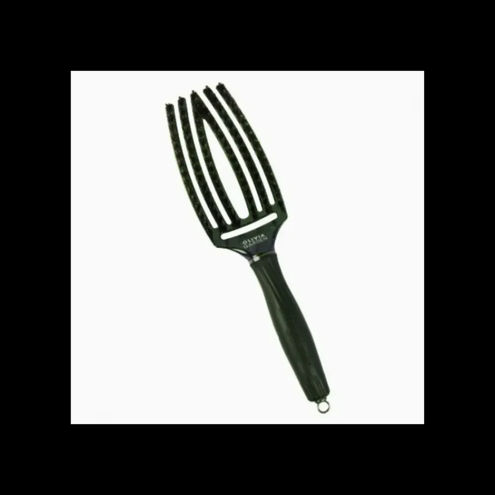 Olivia Garden cepillo finger midnight green